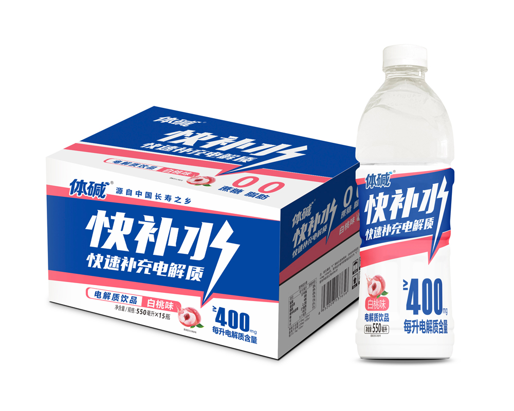 550ML白桃快补水